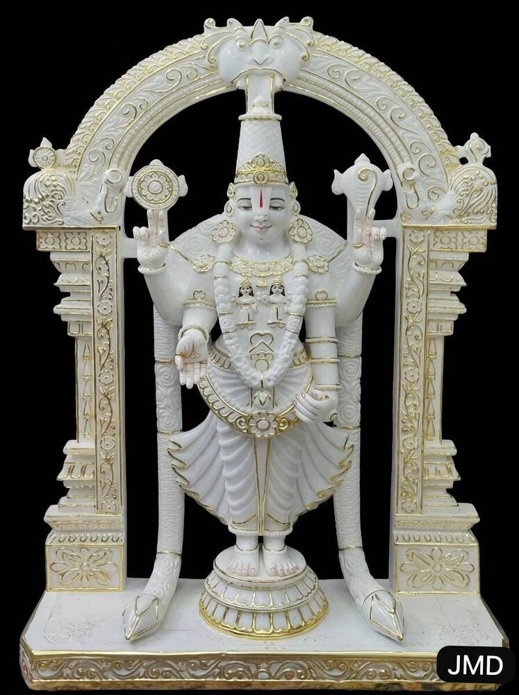 Marble Venkateswara Bhagwan Statues