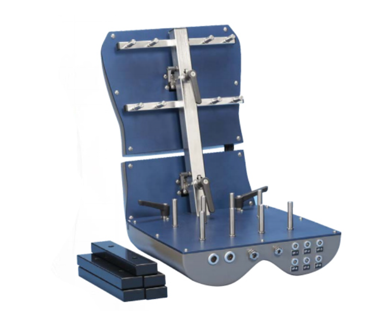 Car Seat Temperature Distribution Test Dummy ASTM Standard - Powder-Coated Steel Frame, 950mm Height, Blue Finish | 8 Thermistor Sensors, Universal Fit, PC Data Logging, Modular Design