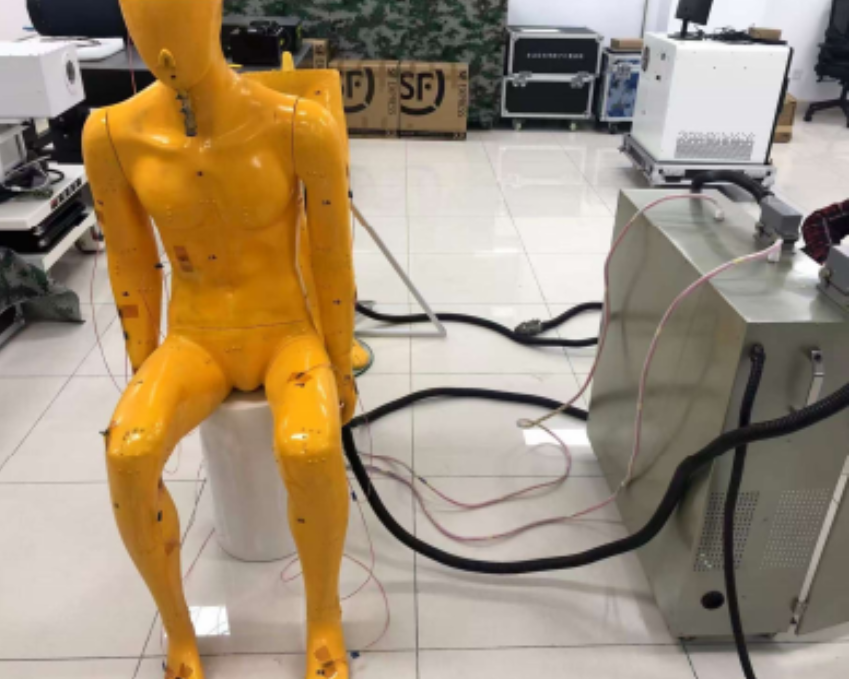 Manikin Coughing System Cough Simulator ISO Standard - High-Strength Composite Polymer, Adult Size 170 cm, Programmable Cough Profiles, Chest Expansion, Humidity & Temperature Control
