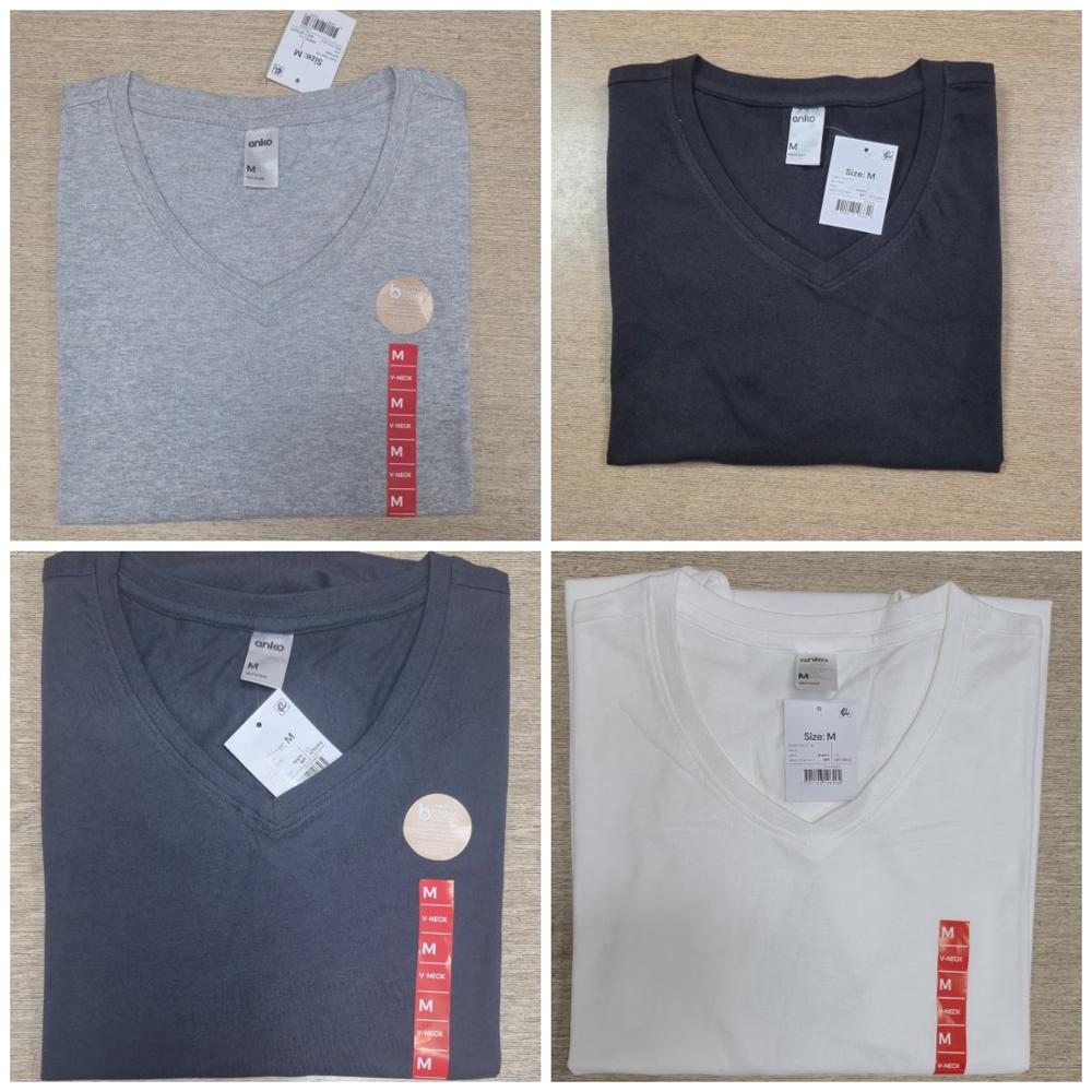 M11694 | anko Mens V-Neck T-Shirts