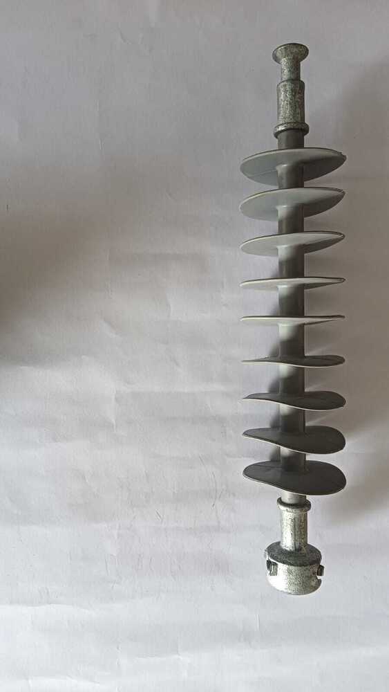 33KV BNDS 70kN Disc Polymer Insulator - Silicone Rubber/FRP, 260-280mm Length, Grey, 900mm Creepage Distance, Hydrophobic