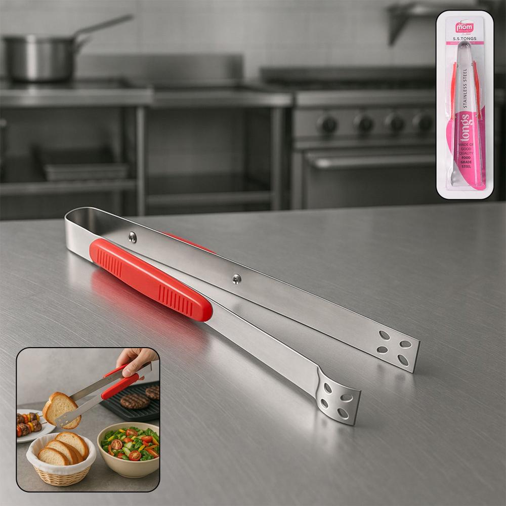 Kitchen Tongs & Bowl Clip Wear-Resistant Plate Lifter for Restaurants