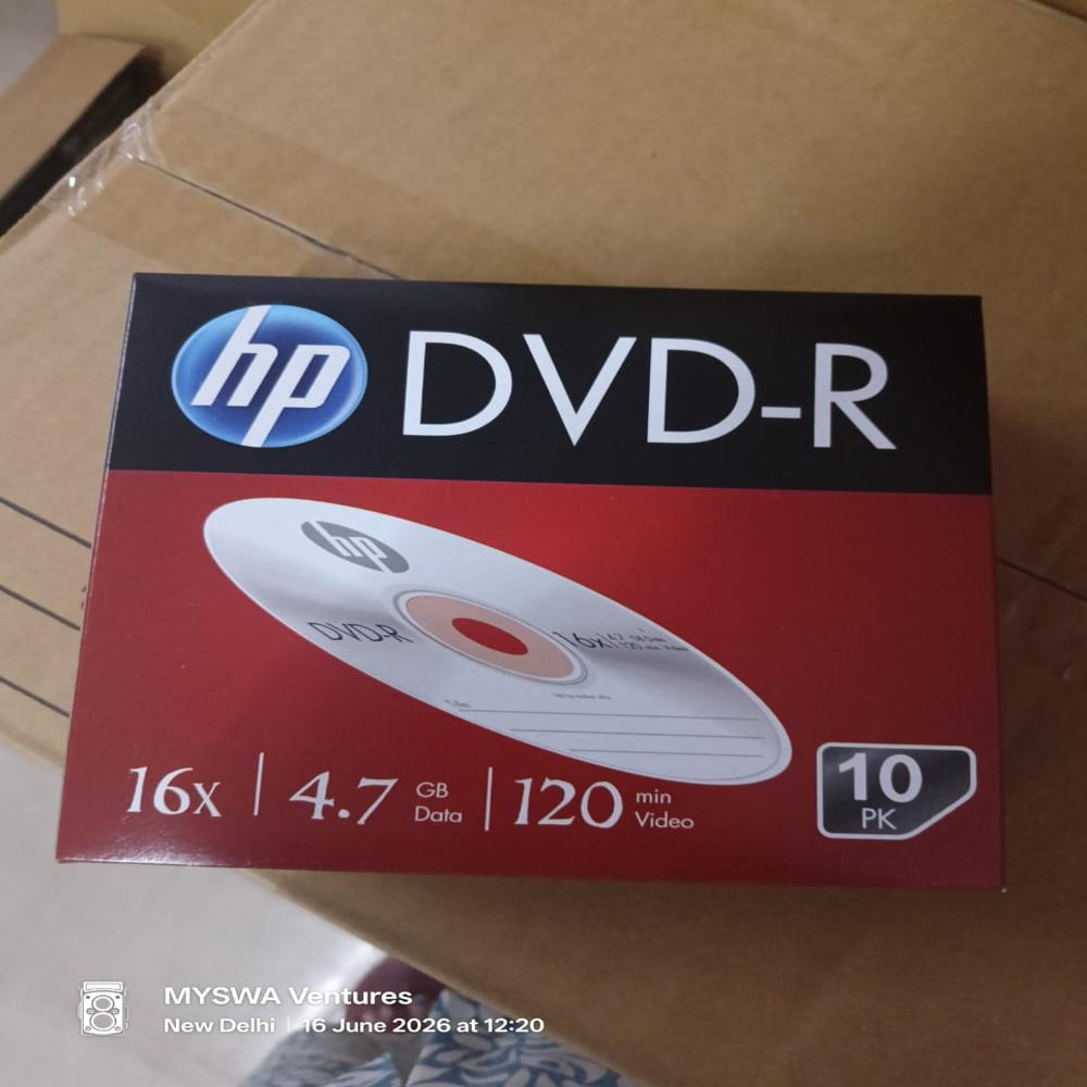 HP DVD-R 4.7GB 10PK SLIM CASE 