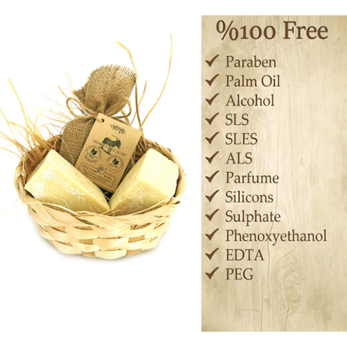 100% Extra Virgin Olive Oil Donkey Milk Soap for Skin Repair Soap Base 1kg Pack