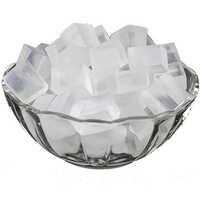 Leela Crystal Soap Base 1kg - Transparent Solid Crystal Glycerin, Soft Unisex Bar Soap