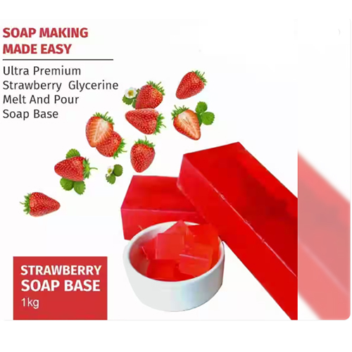 Strawberry melt & pour soap base 1kg