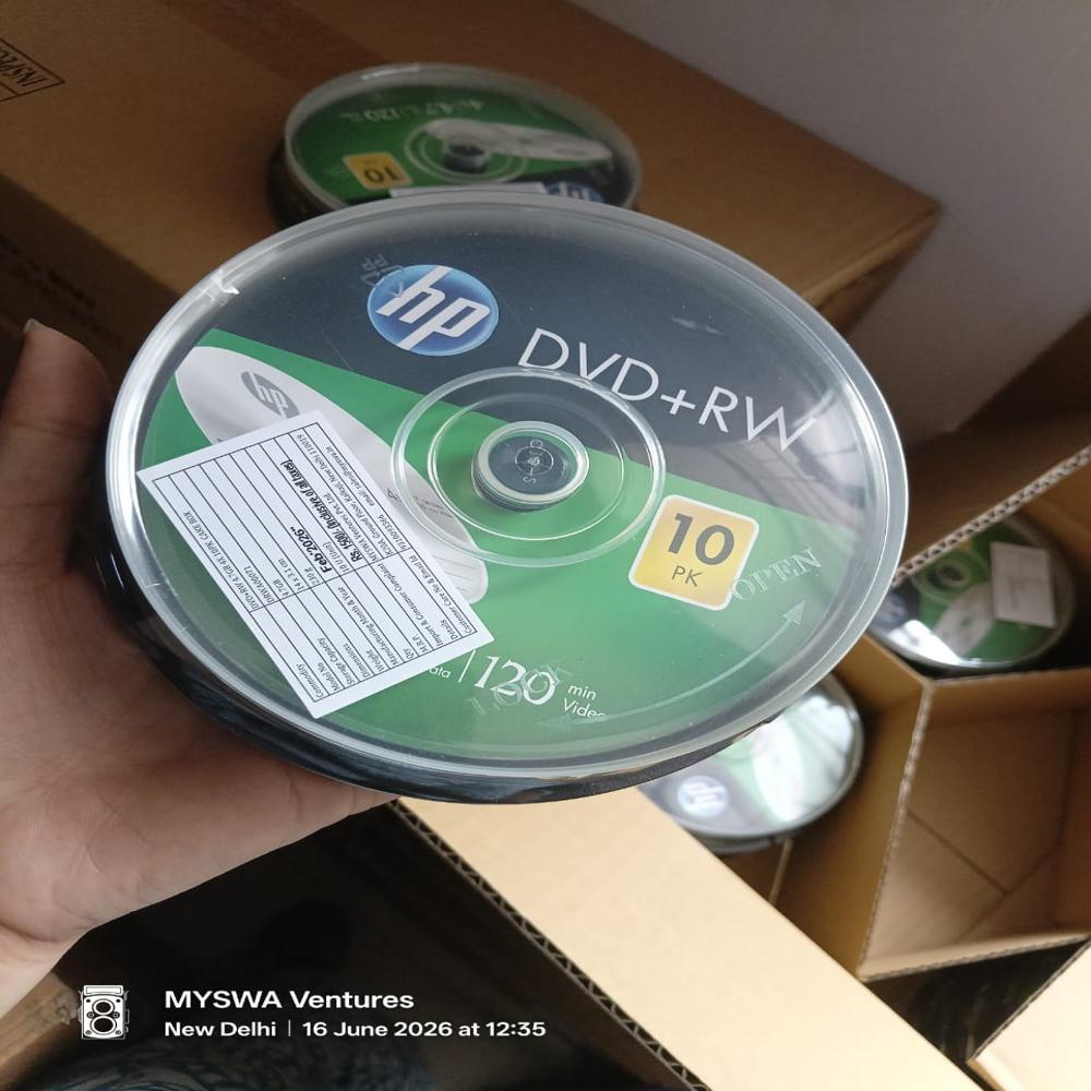 HP DVD+RW 4.7 GB 10PK CAKE BOX 