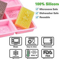 3d Bee Silicone Molds, Honeycomb Molds For Soaps