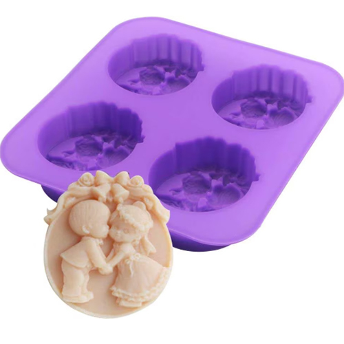 4 cavity Wedding Mould 80 gm