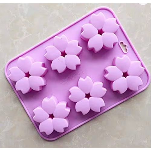 6 Cavity (Cherry Blossom) Silicone Mold