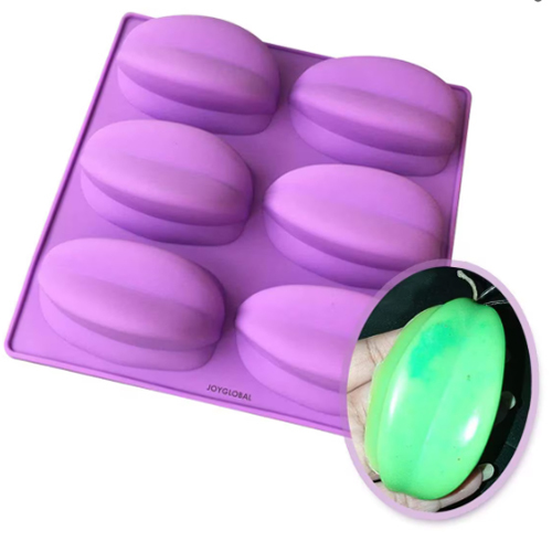 6 Cavity Carambola Starfruit Shaped Soap Muffin All Purpose Mould