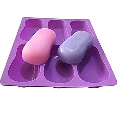Soaps Molds Silicone Curved Oval Shape Mould