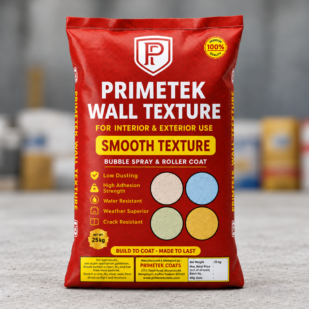 Rustic Texture-Bubble Spray And Roller Coat