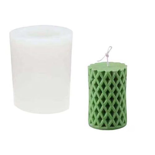 Cylinder Nordic Scented Candle Mold Making Tools Custom Columnar Candles Designer Pillar Silicone Candle Molds