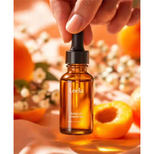 Leela Apricot Carrier Oil &ndash Premium Cold-Pressed 100% Pure & Natural (Gram, 100ml)