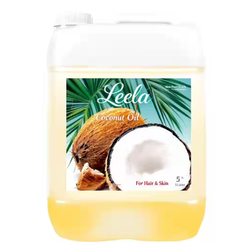 Leela Coconut Oil -For Hair & Skin (Non-Food Grade) (quantity, 5lt -5000ml)