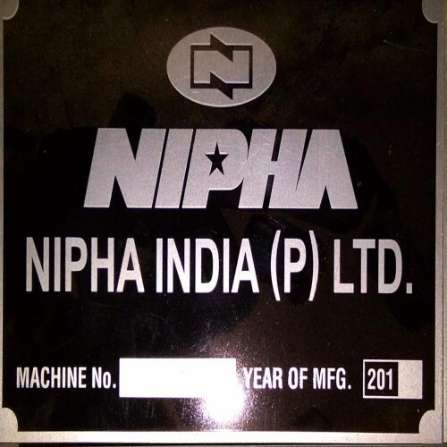 Industrial Name Plate