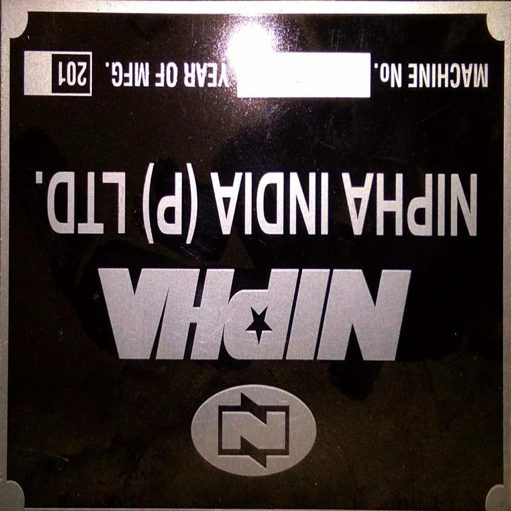 Metal Label Name Plate