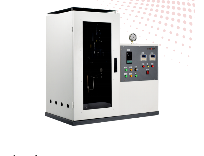 Surgical Mask Flame Retardant Tester ISO 13485 Standard - Stainless Steel, 900x500x1200 mm, Automatic Control, USB Data Export, Safety Interlock System