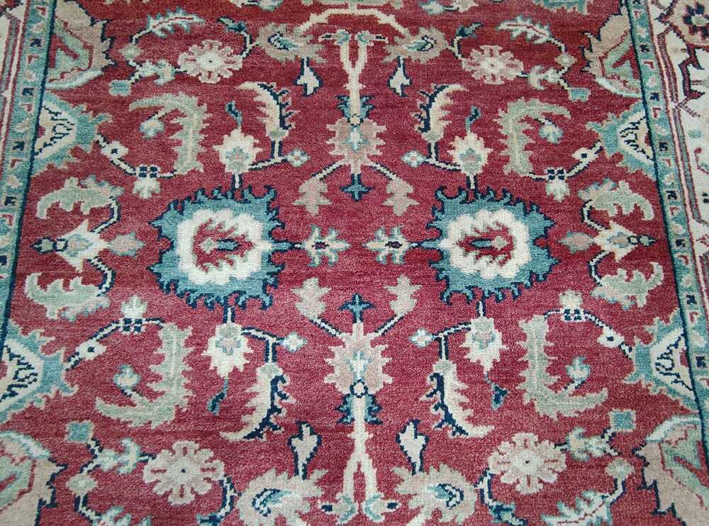 8feet Hand Knotted Woolen Carpet