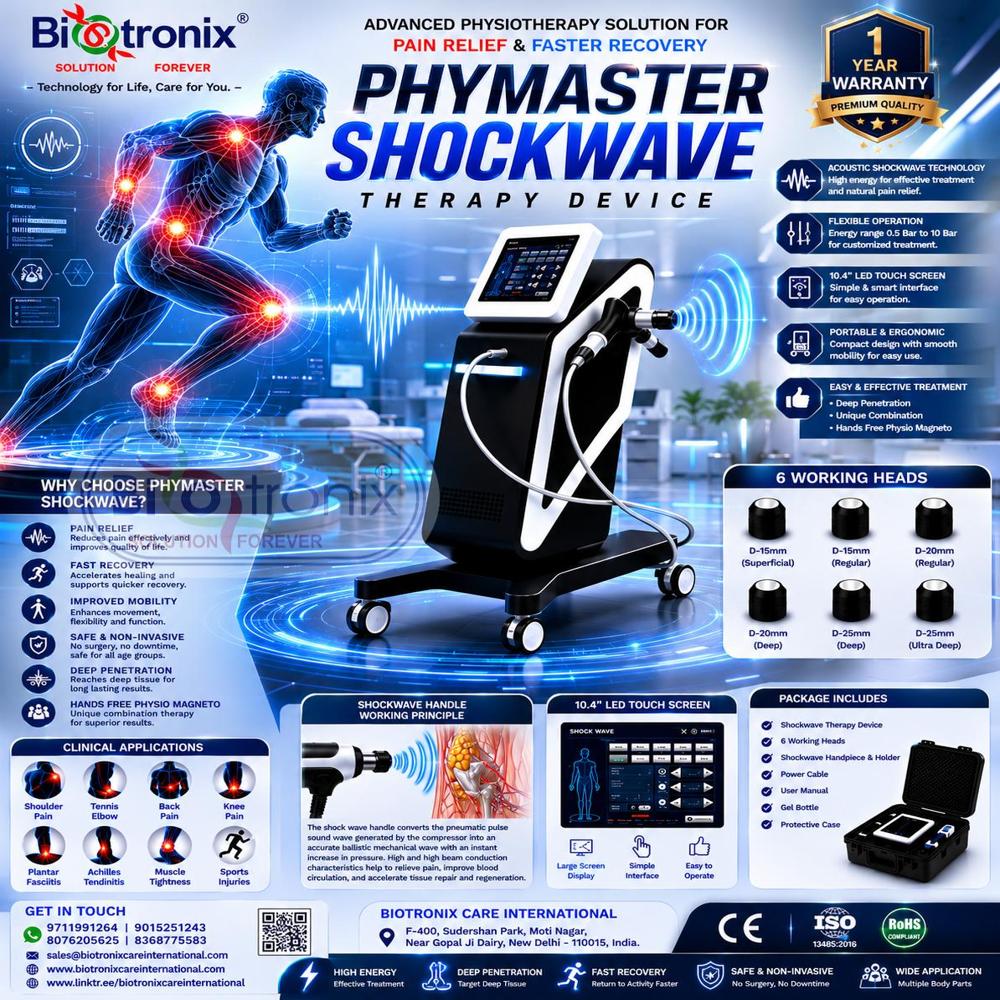 Clinical Shockwave Therapy System for Soft Tissue Healing