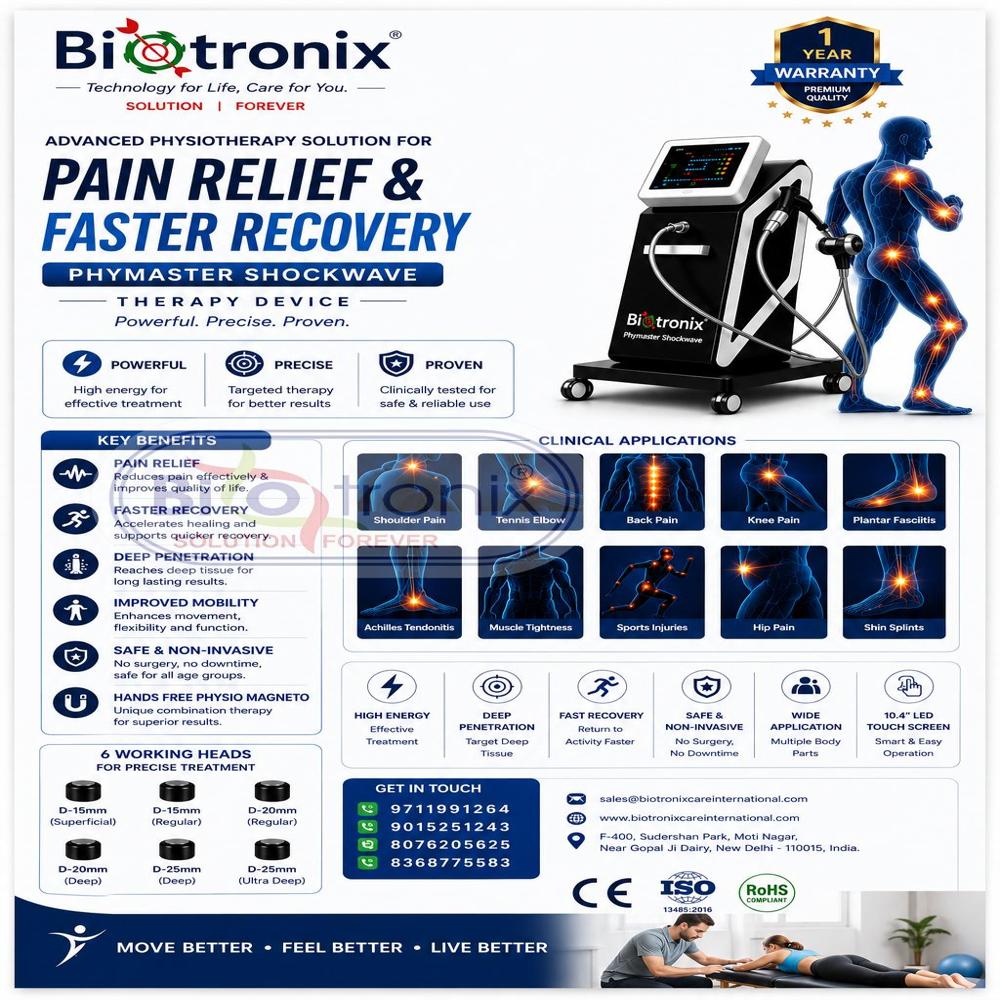 Clinical Shockwave Therapy System for Soft Tissue Healing