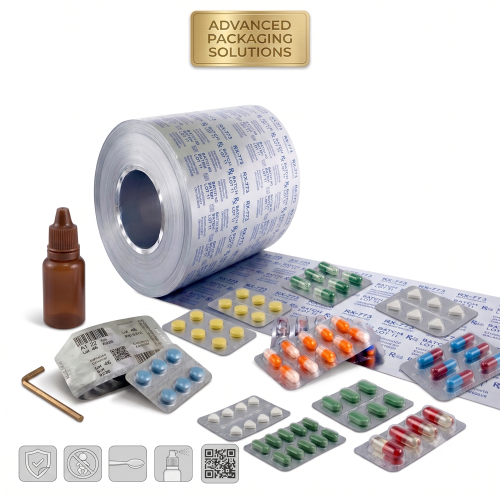 Medicine Packaging - Color: Transparent/white/silver