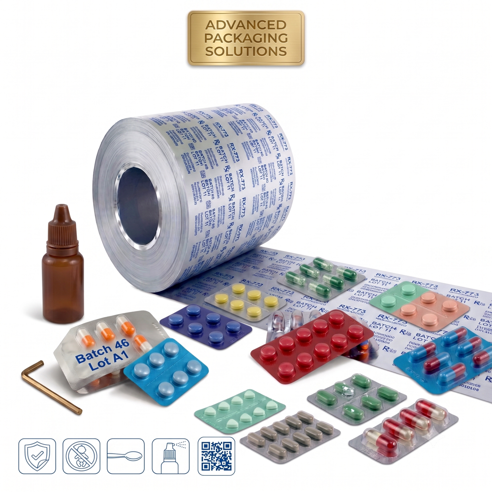 Medicine Packaging - Color: Transparent/white/silver