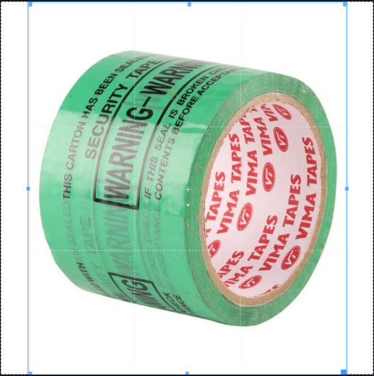 Logo Printed Cello Tape - Bopp, 24-72mm X 50-100m, Transparent With Custom Multi-color Print, Acrylic Adhesive, High Tensile Strength