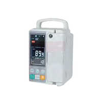 Vbip82 Vet Volumetric Infusion Pump - Plastic/abs, Compact 15x10 Cm, White | Large Lcd, 0.1-1200 Ml/h, Multi-mode Operation, 4-hour Battery Backup