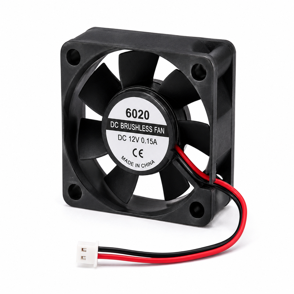 6020 12v Dc Brushless Cooling Fan 60x60x20mm For Smps And Electronic Equipment - Blade Material: Plastic