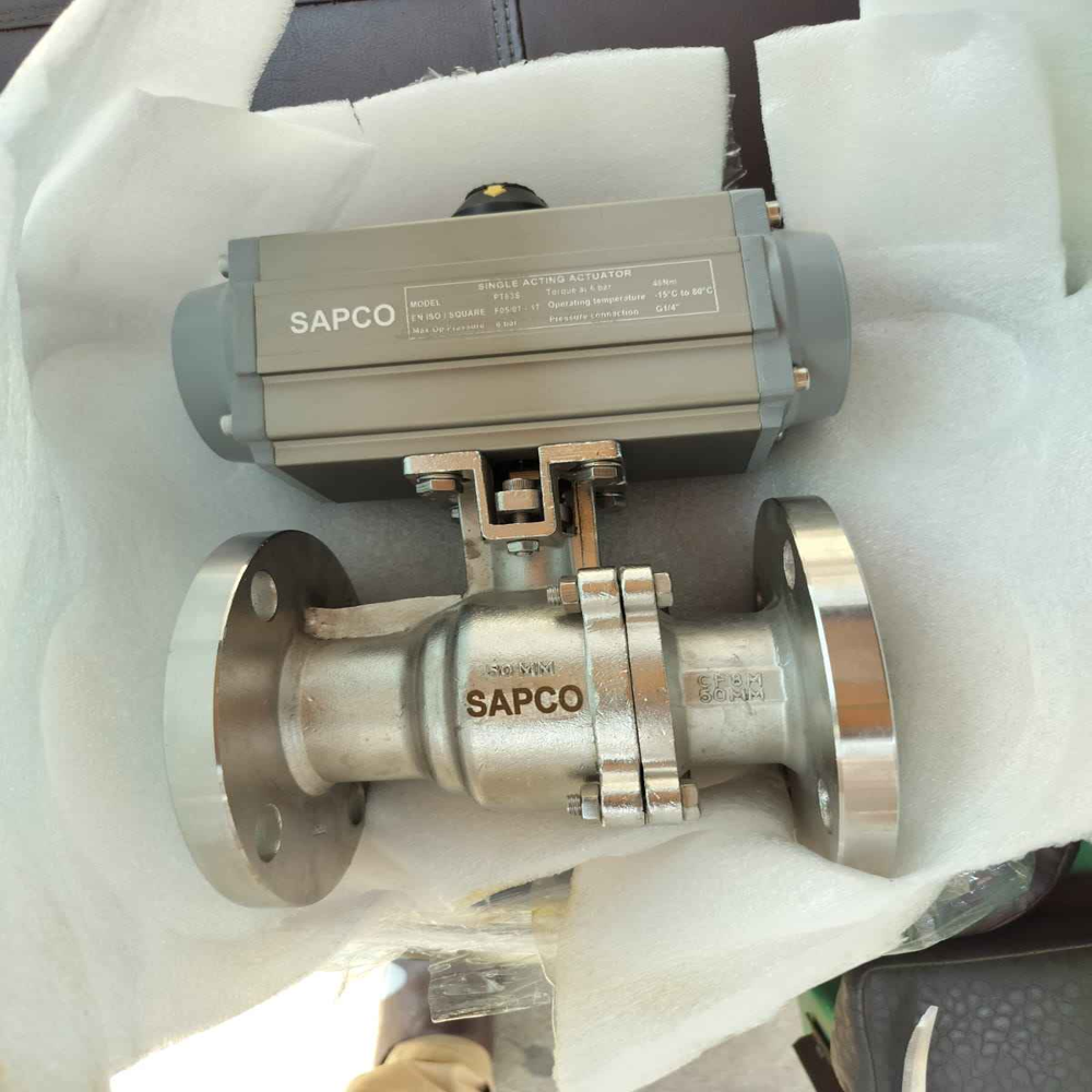 Pneumatic Operated Butterfly Valve SG Iron Disc PN16 Pressure 1/2-20