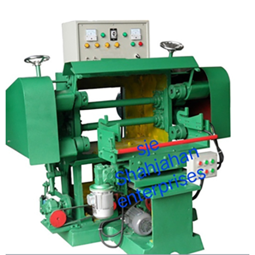 Mettle Sircle polishing machine Semi-Automatic duble spendle