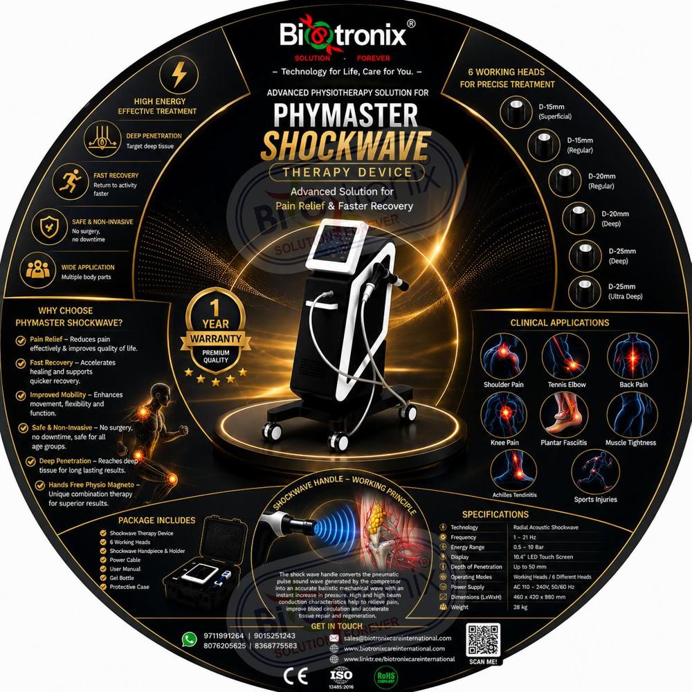 Professional Radial Shockwave Therapy Equipment for Sports Medicine