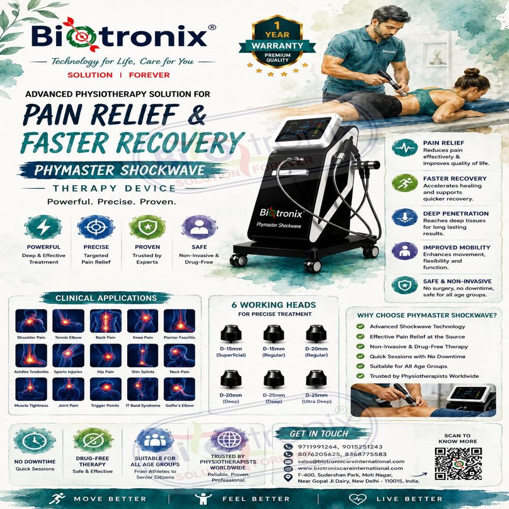 Professional Radial Shockwave Therapy Equipment for Sports Medicine