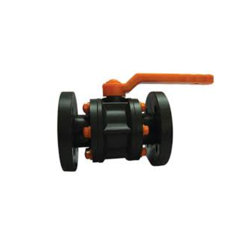 10 Inch Black Orange Hdpe Ball Valve Flanged Manual Water Pipeline Control Flow - Application: Plumbing