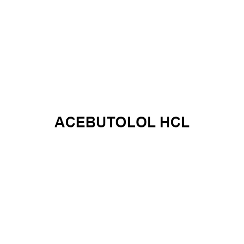 Acebutolol Hcl - Boiling Point: Not Applicable (Decomposes)