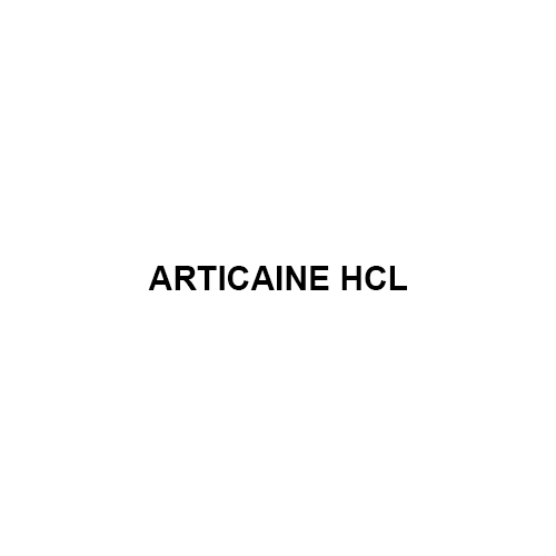 Articaine Hcl - Boiling Point: Not Applicable (Decomposes Before Boiling)