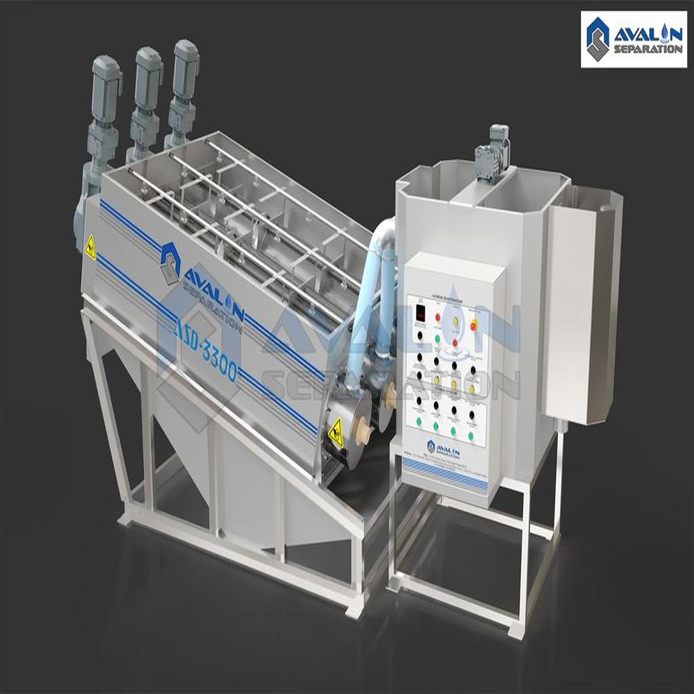 Automatic Sludge Dewatering Machine - Stainless Steel, 220 Volt Electric Drive | Full Automatic High Performance