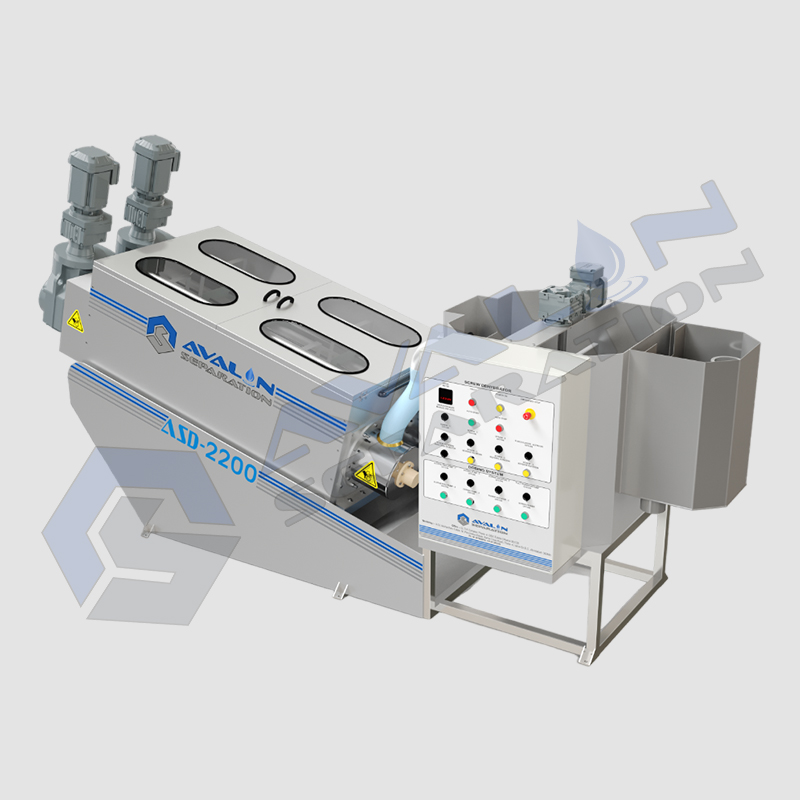 Automatic Sludge Dewatering Machine - Stainless Steel, 220 Volt Electric Drive | Full Automatic High Performance