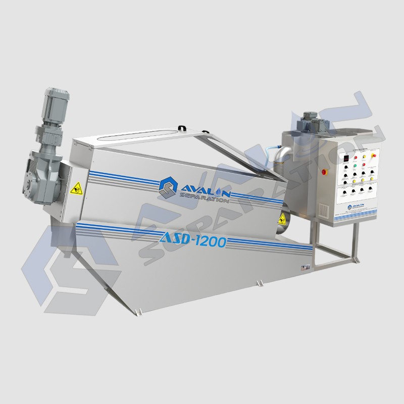 Automatic Sludge Dewatering Machine - Stainless Steel, 220 Volt Electric Drive | Full Automatic High Performance