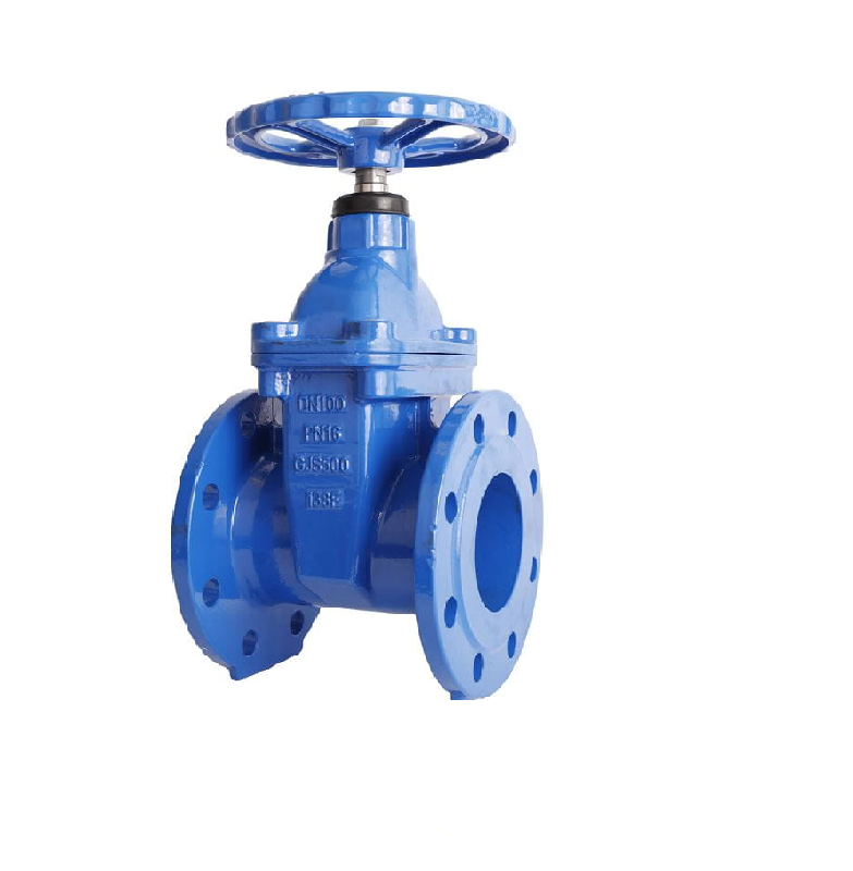 Manual Cast Iron Flanged Ss 316 Ball Sluice Gate Valve - Color: Custom