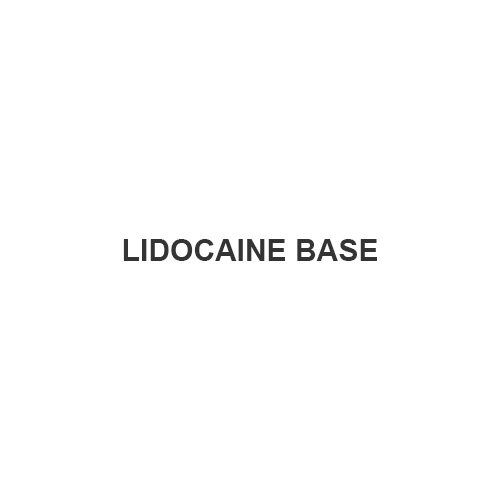 Lidocane Base - Boiling Point: 350C At 760 Mmhg