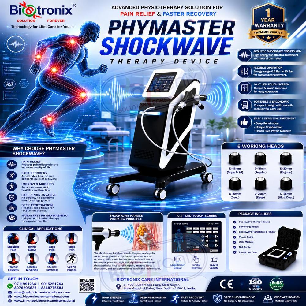 Hospital Grade ESWT Therapy Machine for Joint Pain Relief