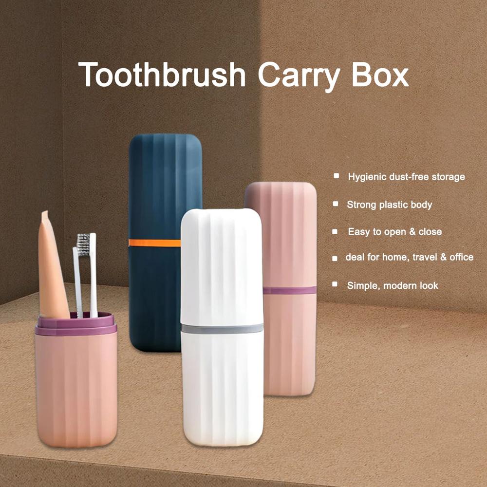 Plastic Hygienic Toothbrush Travel Portable Case - Eco-friendly Pp Material, 20x6x3 Cm, Dustproof, Impact-resistant, Lightweight