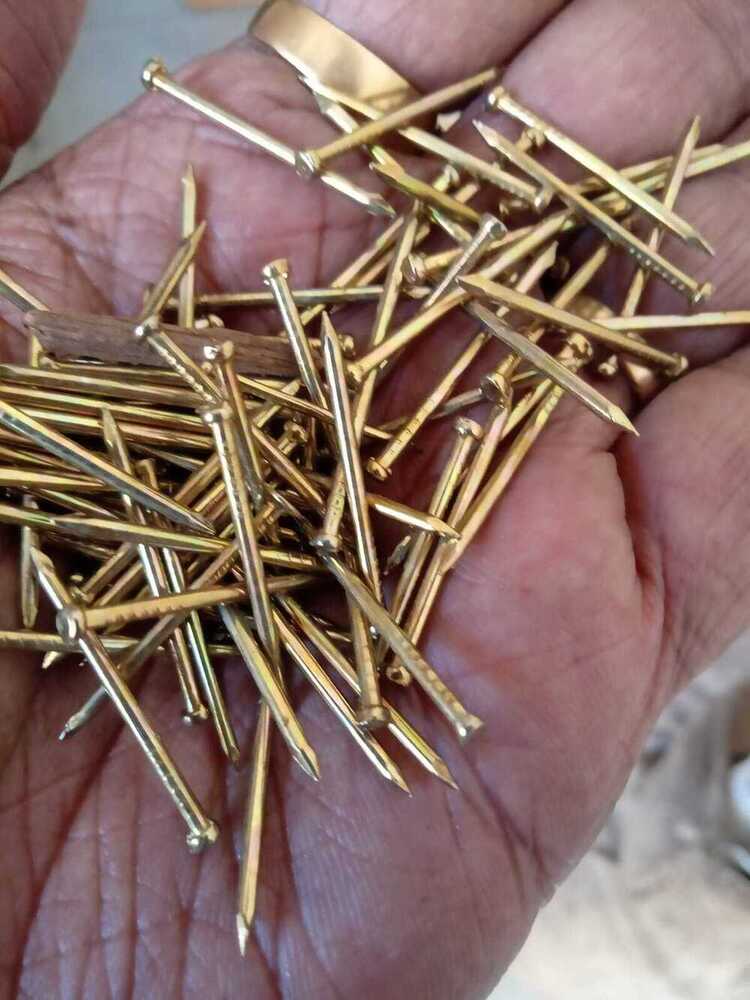 Golden Coated panel nail