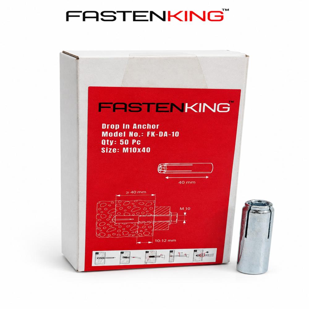 FASTENKING DROP IN ANCHOR  BULLET FASTENERS M 10