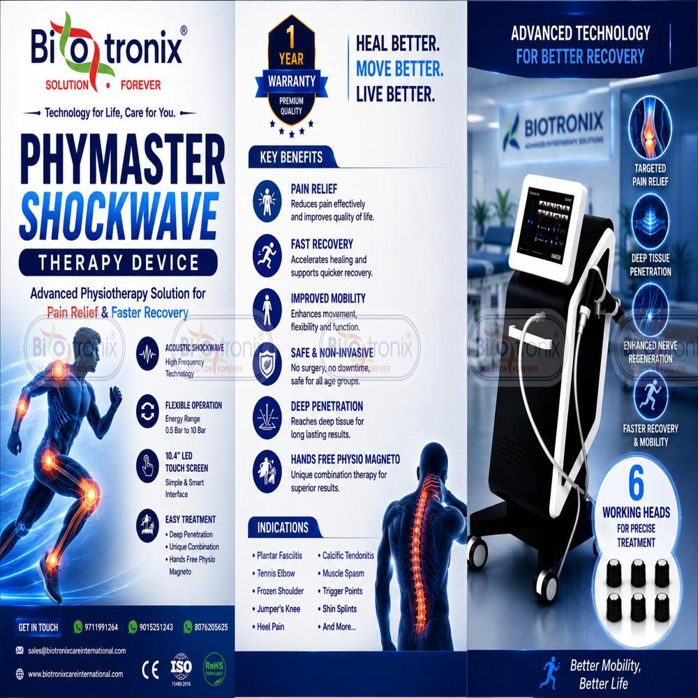 Advanced Shockwave Therapy Device for Orthopedic Rehabilitation
