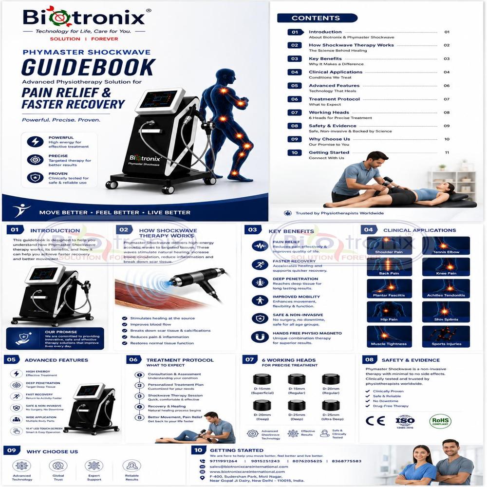 Advanced Shockwave Therapy Device for Orthopedic Rehabilitation