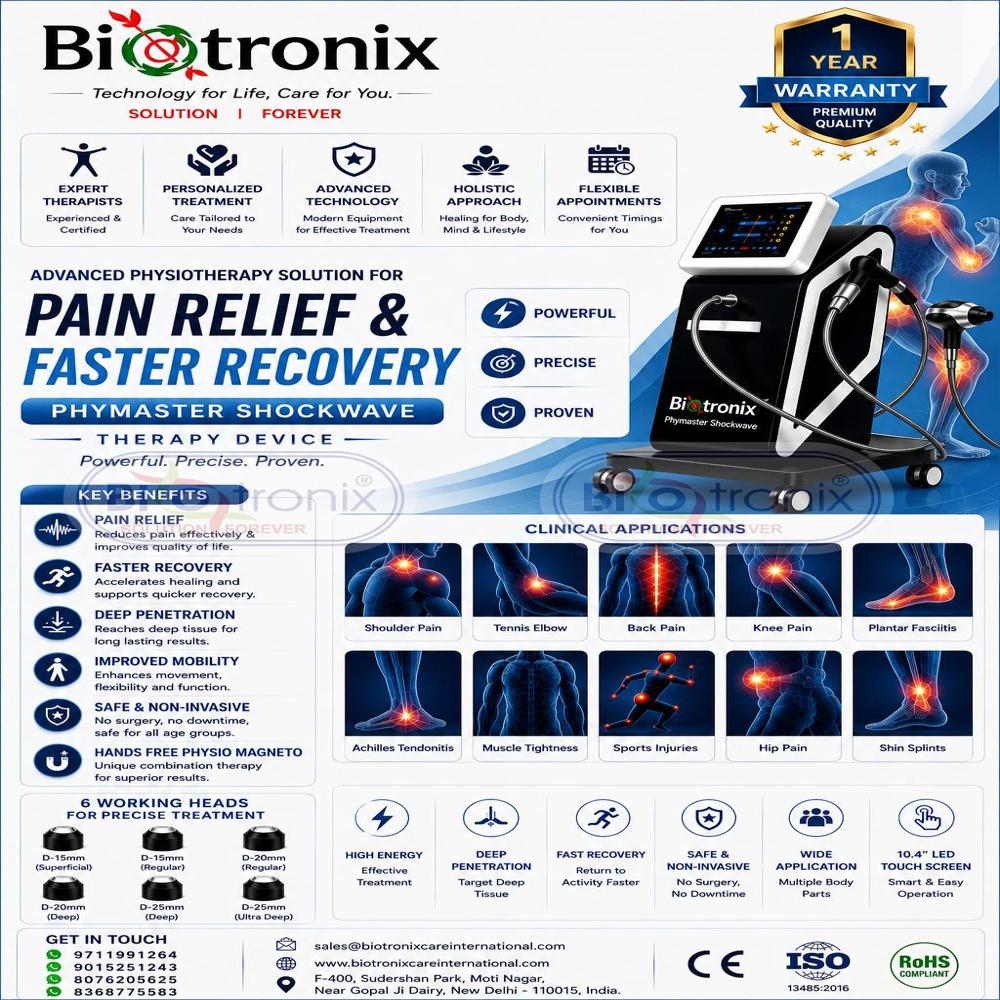 Advanced Shockwave Therapy Device for Orthopedic Rehabilitation